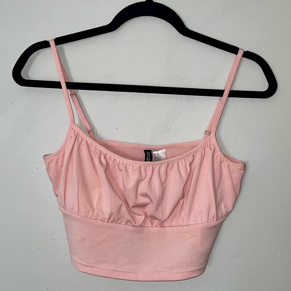 Ruched Cropped Cami